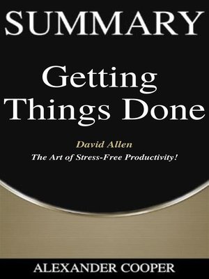 cover image of Summary of Getting Things Done